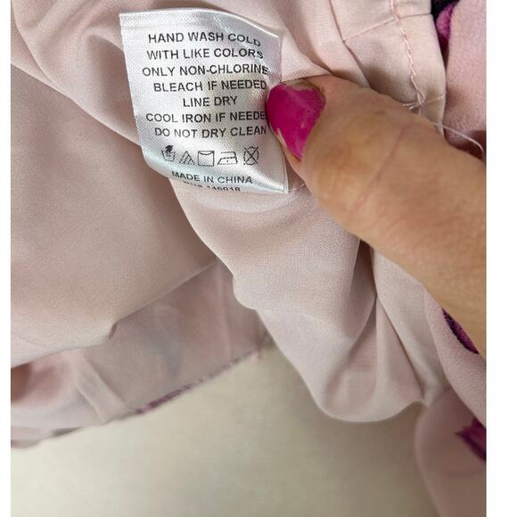 Lost + Wonder Women's Size S Pink Floral Ruffle Off the Shoulder Dress #0236 - Picture 7 of 10